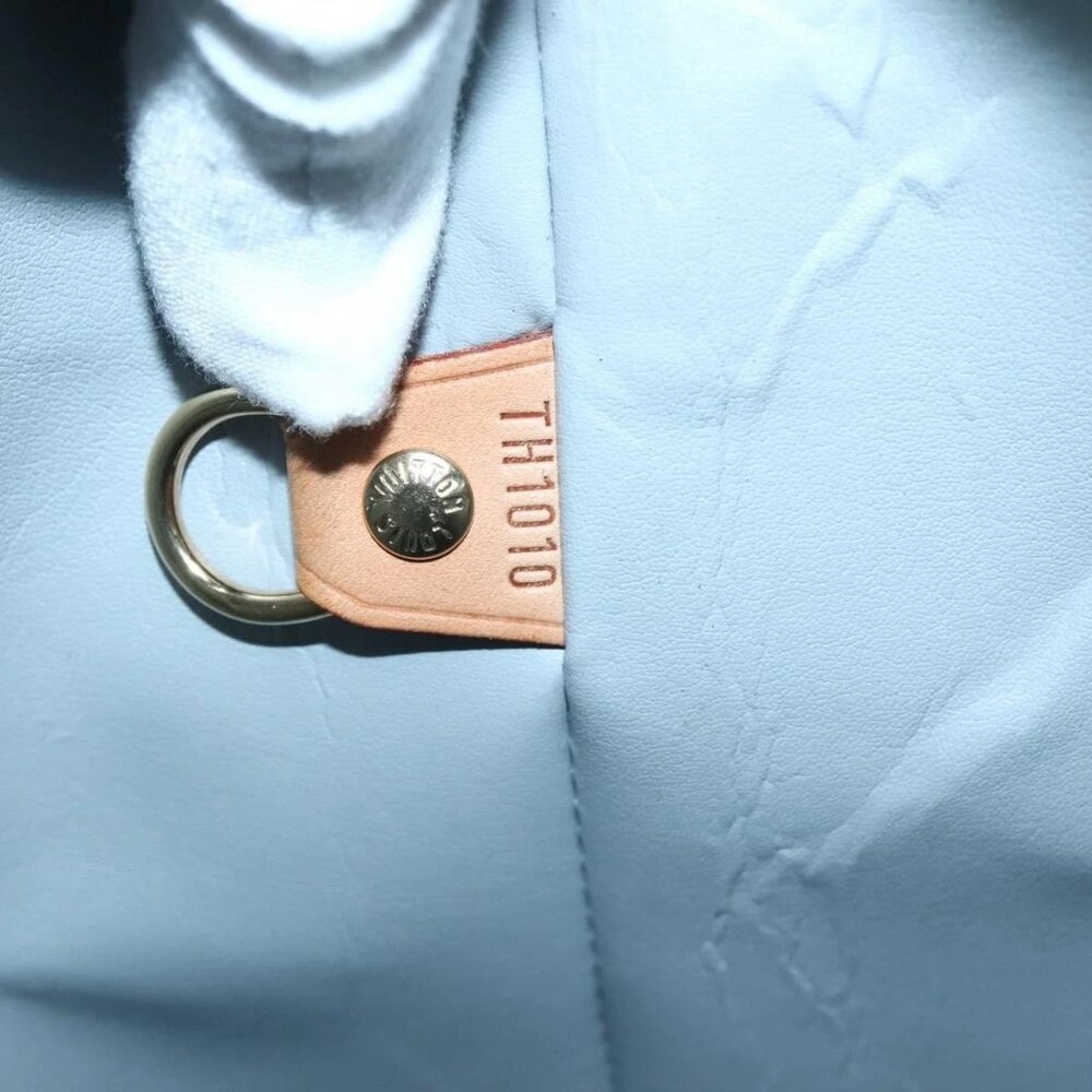 LOUIS VUITTON Monogram Vernis Houston Hand Bag Gris LV Auth - Picture 12 of 16